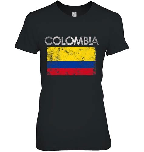 Vintage Colombia Colombian Flag Pride T