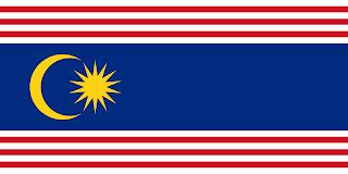 Jalur jalur merah, putih, biru dan bulan bintang berwarna kuning yang melambangkan warna bendera malaysia membawa makna pulau labuan adalah menjadi wilayah persekutuan di dalam persekutuan malaysia. KUALA LUMPUR - PUTRAJAYA - LABUAN: Sejarah Tiga Wilayah