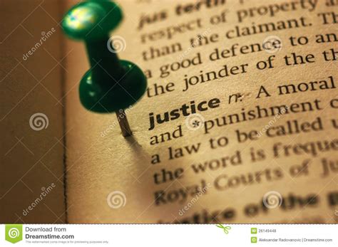 Definition Of Justice Royalty Free Stock Photos - Image: 26149448