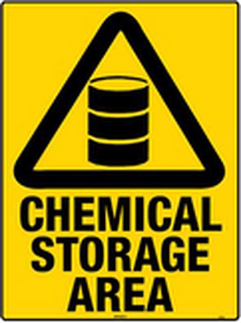 Chemical Storage Area Caution Signage Signage Wa Safety