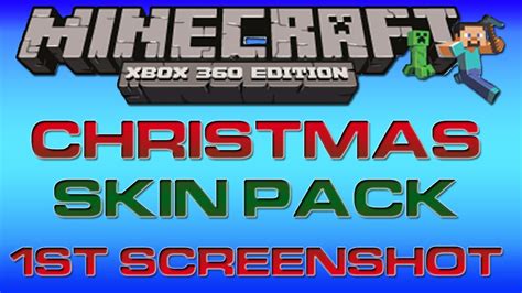 Minecraft Xbox 360 1st Screenshot Festivechristmas Skin Pack Santa