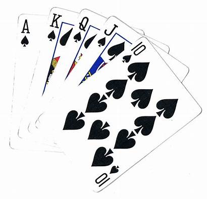 Flush Royal Step Poker Clipart Playing Straight