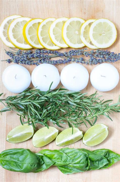 Diy Citronella Candles With Herbs On Sutton Place