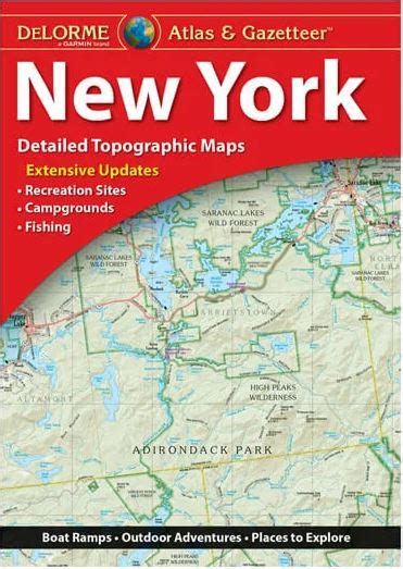 The New York Atlas And Gazetteer Detailed Topographic Travel