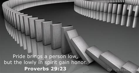 Proverbs 2923 Bible Verse