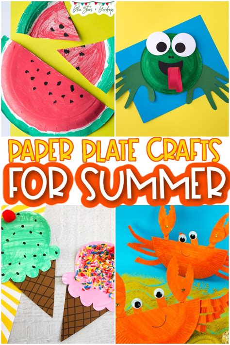 17 Fun Paper Plate Crafts For Summer Glue Sticks And Gumdrops