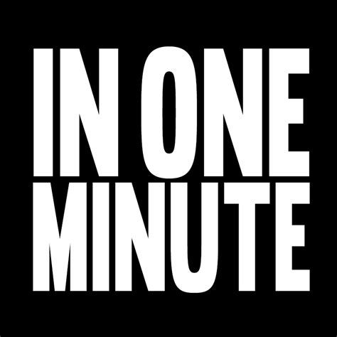 In One Minute