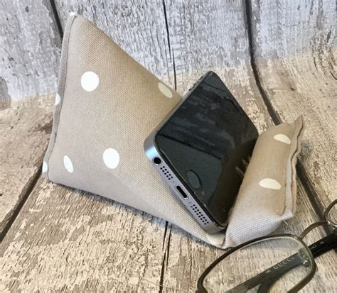 Mobile Phone Stand Bean Bag Cushion Gadget Pillow Phone Etsy