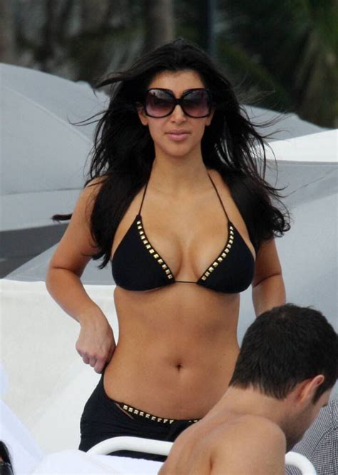 Kim Kardashian Belly Buttons Photos Celebrity