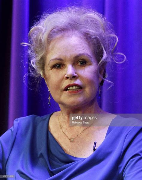 Singeractress Michelle Phillips Speaks Onstage During An Evening