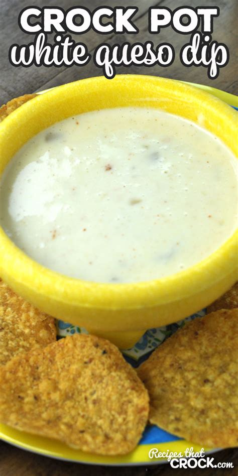This Crock Pot White Queso Dip Recipe Is Done In An Hour And Gives You