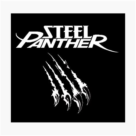 Steel Panther Band Logo 99cm Genres Comedy Rock Photographic Print