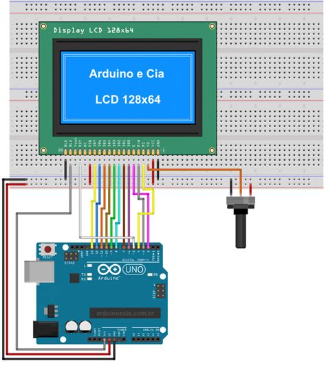 Interfacing Graphical Lcd St With Arduino Arduino Arduino Images