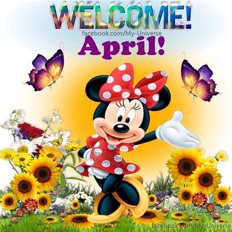 Minnie Welcome April Pictures Photos And Images For Facebook Tumblr
