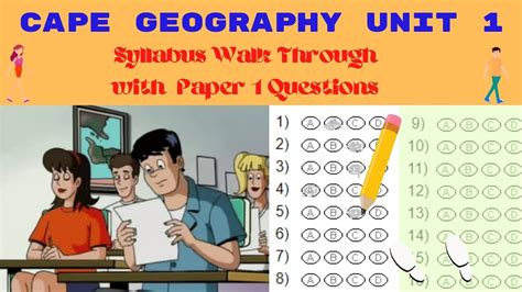 Cape Geography Unit 1 Paper 1 Questions And Answers With Illustrations