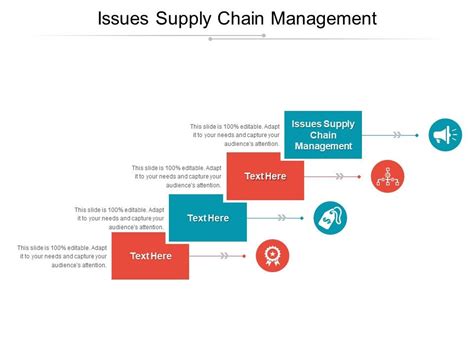 Issues Supply Chain Management Ppt Powerpoint Presentation Infographics