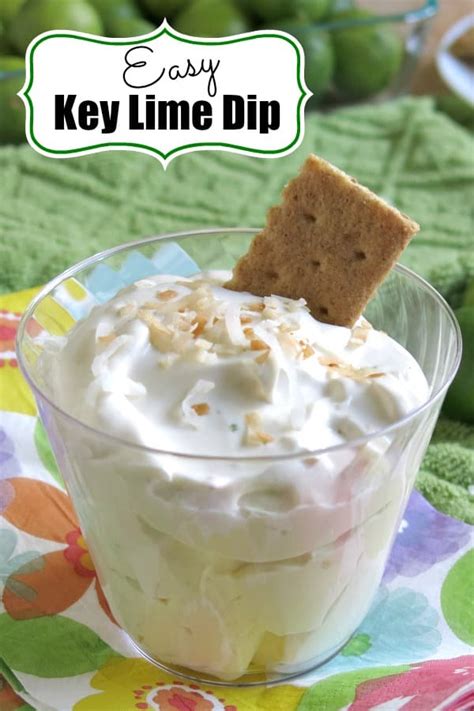Key Lime Dip Recipe With Toasted Coconut The Dinner Mom