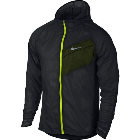 Nike Mens Impossibly Light Running Jacket Blackvolt