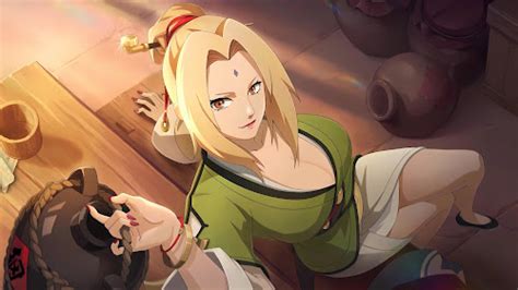 Tsunade Drank Alcohol Naruto Live Wallpaper