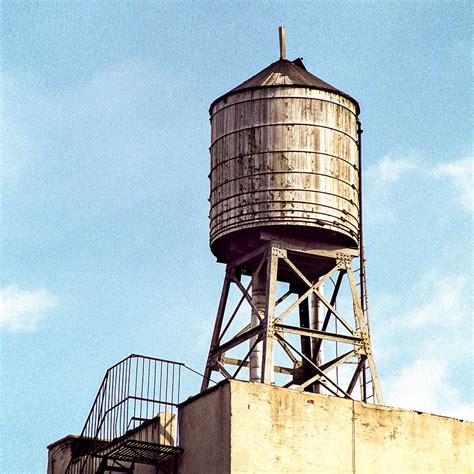 New York Water Tower 1 New York Scenes Photograph By Gary Heller Pixels