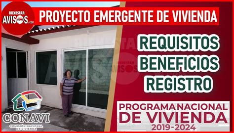 ≫ Proyecto Emergente De Vivienda 2023 2024 🔴【 Enero 2024 】bienestar Avisos