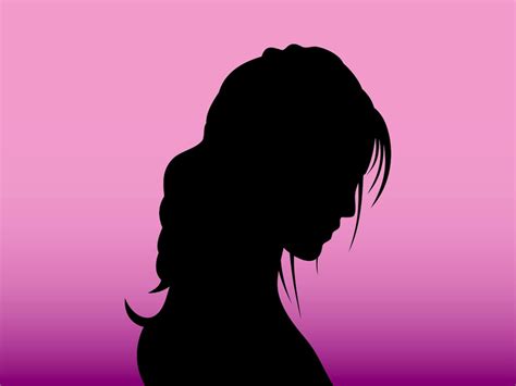 Sad Girl Portrait Vector Art And Graphics