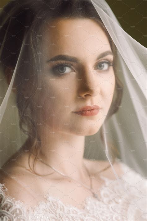 mysterious portrait of a bride featuring affectionate alone and amazing high quality people