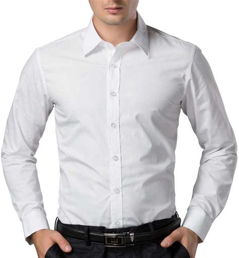 Buy White Full Sleeves Formal Shirt For Men Regular Fit Online ₹629