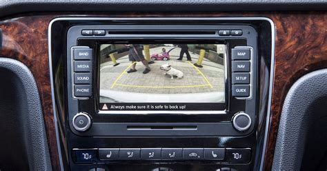 Cameras on the outside of the car offer a clear view of your blind spots on the digital dashboard. Backup cameras now required in new cars in the U.S.