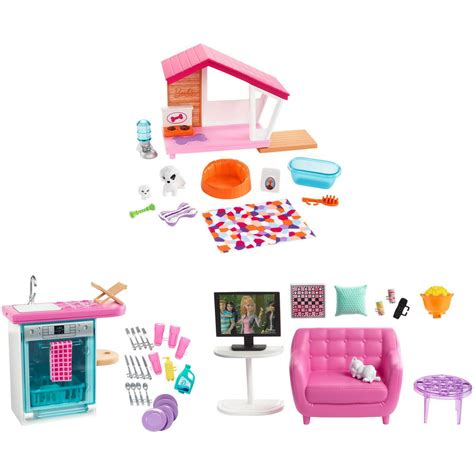 Barbie Estate Indoor Furniture Accessories Styles May Vary Walmart