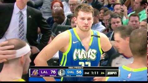 Luka Doncic Upset And Ripoff His Jersey Youtube