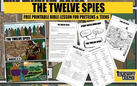 The Twelve Spies And Promised Land Numbers 13 14 Bible Lesson For