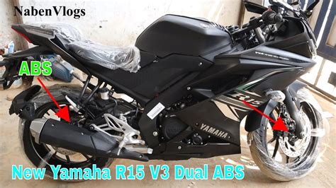 Yamaha r15 v3 new model is available in bs6 version. New Yamaha R15 V3 Dual Channel ABS 🏍️ First Impression ...
