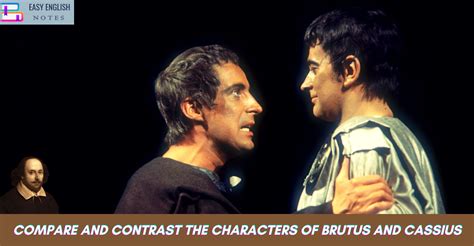 Compare And Contrast The Characters Of Brutus And Cassius