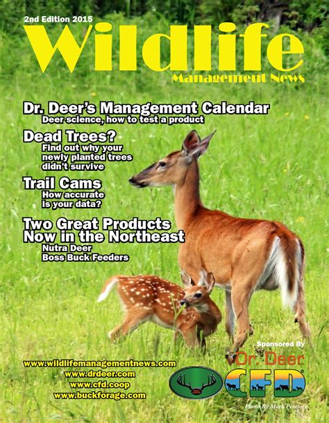 Wildlife Management News Magazine 2nd Edition 2015 by Wildlife ...