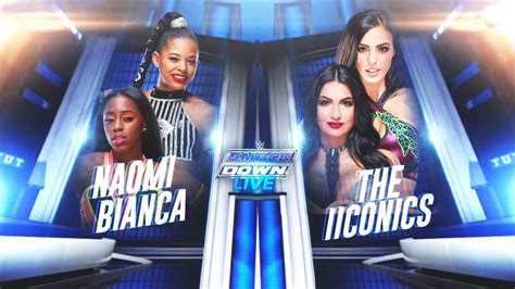 The IIConics Vs Naomi Bianca BeLair SmackDown Live WWE2K19 SDLive