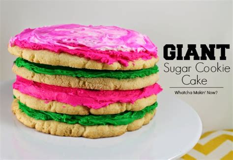 Your local giant now offers. Whatcha Makin' Now?: Giant Sugar Cookie Layered Cookie Cake