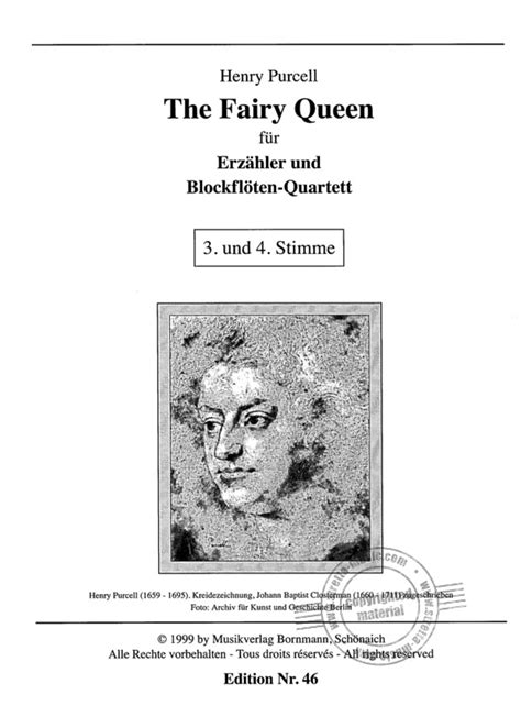The Fairy Queen From Henry Purcell Buy Now In The Stretta Sheet Music