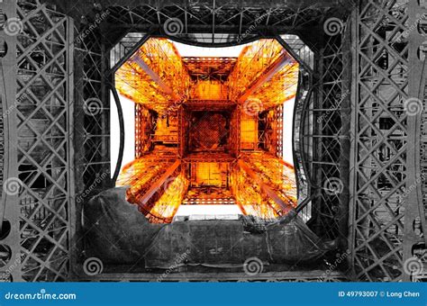 Eiffel Tower From Under The Tower Editorial Photography Image Of
