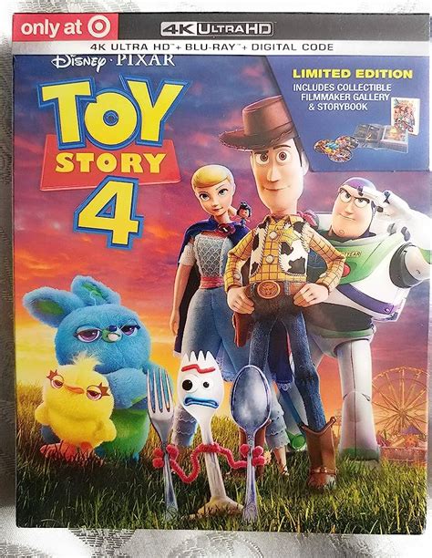 Toy Story 4 Limited Edition 4k Ultra Hd Blu Ray Bonus Comic Digital