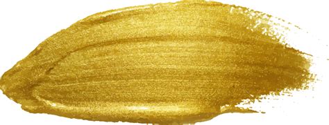 Download Hd Gold Paint Brush Strokefreetoedit Paintbrush Transparent