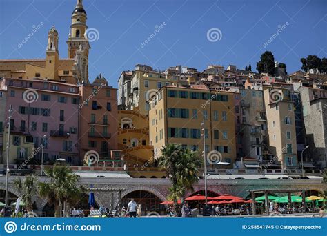 Details From The Sea Town Of Menton On The French Riviera During A