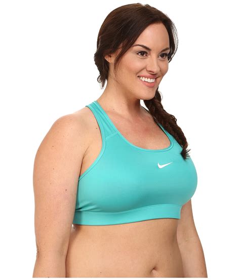 Sturdier than typical bras, they minimize breast movement and alleviate discomfort. Nike Pro Victory Compression Sports Bra Extended in Green ...