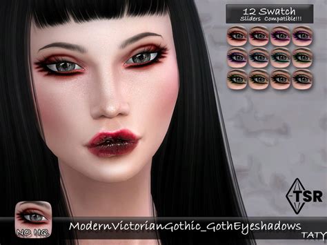 Modern Victoriangothic Goth Eyeshadow By Tatygagg At Tsr Sims 4 Updates