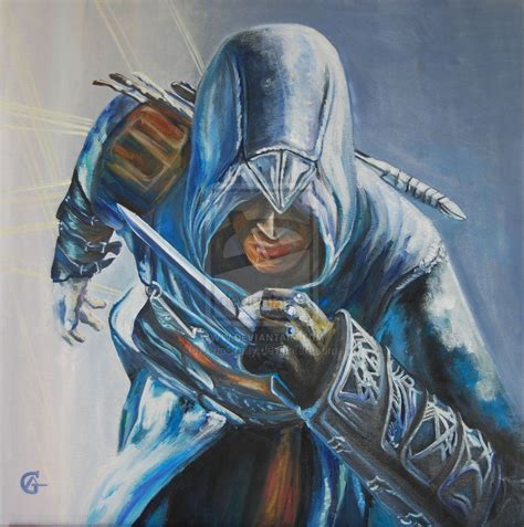 Assassin S Creed Painting Oil On Canvas By Anacrafty Deviantart