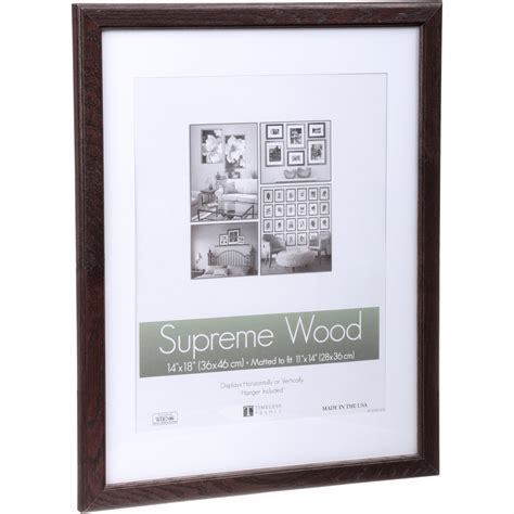 Timeless Frames® Supreme Wood Espresso 14 X 18 Frame