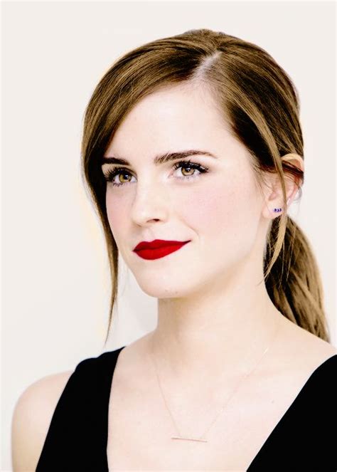 Bold Lip Emma Watson Beautiful Emma Watson Beauty