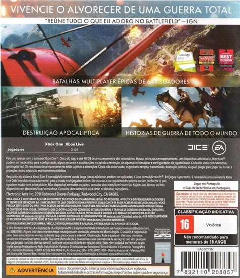 Battlefield 1 2016 Box Cover Art Mobygames