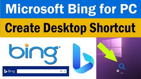 How To Add Microsoft Bing To Pc How To Create Bing Shortcut On Pc