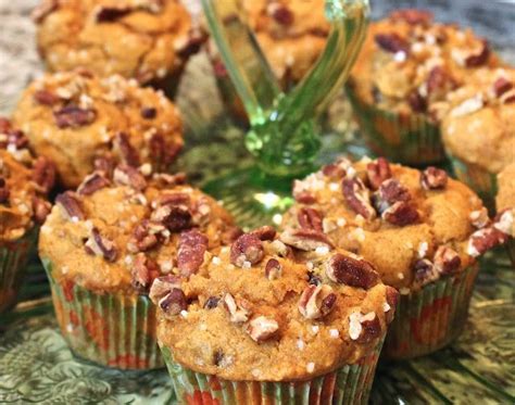 Pumpkin Muffins With Raisins And Pecans Pumpkin Spice Recipe Cooking